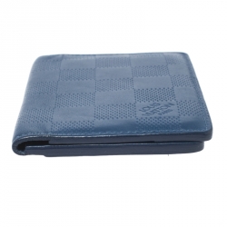 مملوكة مسبقًا Louis Vuitton Blue Damier Infini Leather Pocket Organizer 