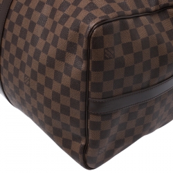Louis Vuitton Damier Ebene Canvas Keepall Bandouliere 55