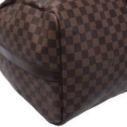 Louis Vuitton Damier Ebene Canvas Keepall Bandouliere 55