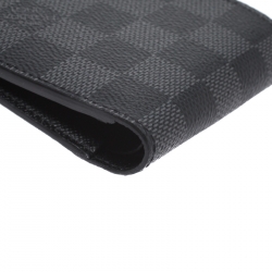 مملوكة مسبقًا Louis Vuitton Damier Graphite Canvas Multiple Bifold Wallet