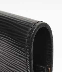 مملوكة مسبقًا Louis Vuitton Noir Epi Leather Porte Documents Senateur Document Case