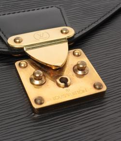 مملوكة مسبقًا Louis Vuitton Noir Epi Leather Porte Documents Senateur Document Case