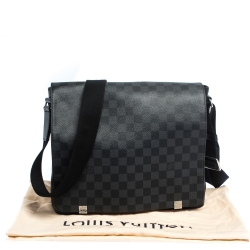 Pre Owned Louis Vuitton Damier Graphite Canvas District MM Bag