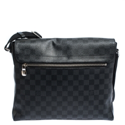 Pre Owned Louis Vuitton Damier Graphite Canvas District MM Bag
