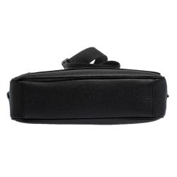 Pre Owned Louis Vuitton Black Taiga Leather Roman PM Bag 