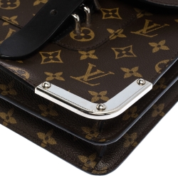 Louis Vuitton Monogram Maccassar Canvas and Leather Larry Briefcase