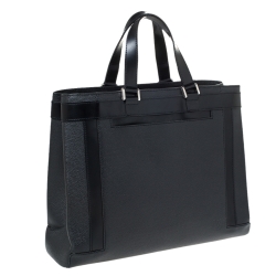 Pre Owned حقيبة لوي فيتون Kasbek  جلد تاغيا سوداء PM