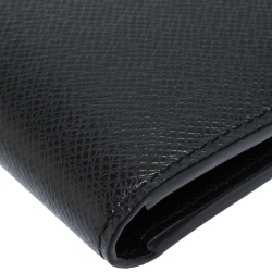 Pre Owned Louis Vuitton Black Taiga Leather Slender Bifold Wallet