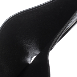 Pre Owned Louis Vuitton Black Taiga Leather Slender Bifold Wallet