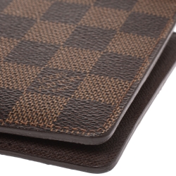 Louis Vuitton Brown Damier Canvas Bifold Wallet 