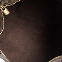Louis Vuitton Damier Ebene Canvas Keepall Bandouliere 50