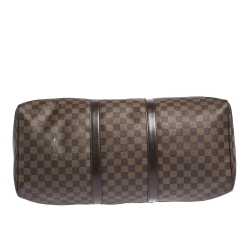 Louis Vuitton Damier Ebene Canvas Keepall Bandouliere 50