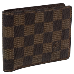 Pre Owned محفظة لوي فيتون متعددة كانفاس دامييه أيبين