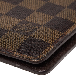 Pre Owned محفظة لوي فيتون متعددة كانفاس دامييه أيبين