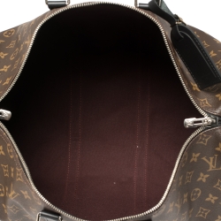 Louis Vuitton Monogram Canvas Keepall Bandouliere 45 Bag
