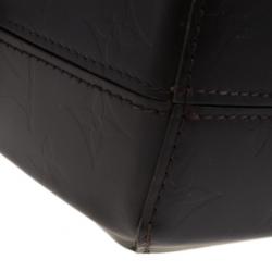 Pre Owned حقيبة ماسنجر لوي فيتون فرنيس جلاس فونزي نقش حرفي بني