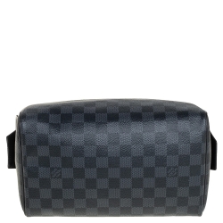 Pre Owned Louis Vuitton Damier Graphite Toilet Dopp Kit Pouch