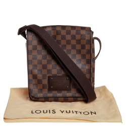 مملوكة مسبقًا Louis Vuitton Damier Ebene Canvas Brooklyn PM Messenger Bag