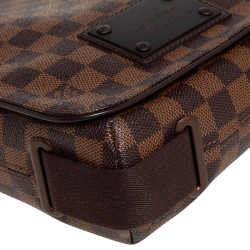 مملوكة مسبقًا Louis Vuitton Damier Ebene Canvas Brooklyn PM Messenger Bag