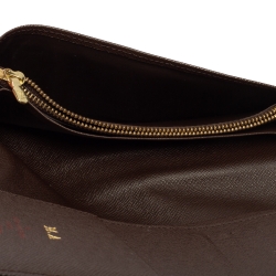 Pre Owned محفظة لوي فيتون برازا كانفاس دامييه إيبين