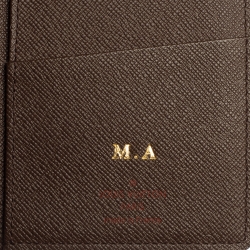 Pre Owned محفظة لوي فيتون برازا كانفاس دامييه إيبين