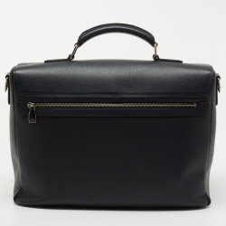 مملوكة مسبقًا Louis Vuitton Dark Blue Taiga Leather Vassili GM Bag