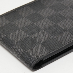 Pre Owned Louis Vuitton Damier Graphite Canvas Multiple Bifold Wallet