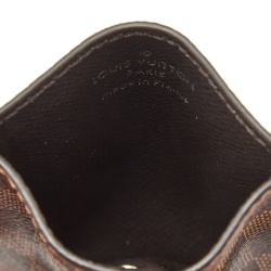 Louis Vuitton Damier Ebene Canvas Pince Card Holder 