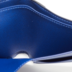 Louis Vuitton Cobalt Monogram Canvas and Taiga Leather Multiple Wallet