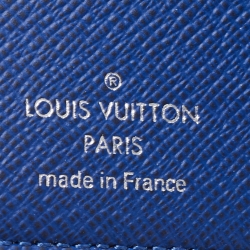 Louis Vuitton Cobalt Monogram Canvas and Taiga Leather Multiple Wallet