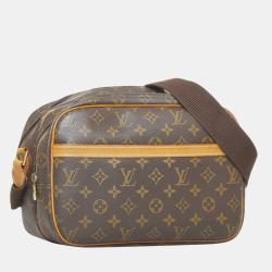 Pre Owned Louis Vuitton Brown Monogram Canvas Reporter PM Crossbody Bag