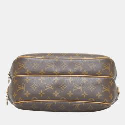 Pre Owned Louis Vuitton Brown Monogram Canvas Reporter PM Crossbody Bag