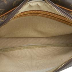 Pre Owned Louis Vuitton Brown Monogram Canvas Reporter PM Crossbody Bag