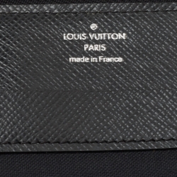 Pre Owned Louis Vuitton Ardoise Taiga Leather Vladimir Business Portfolio