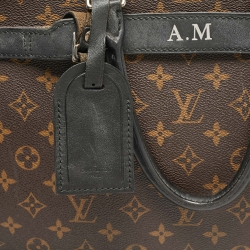 Pre Owned Louis Vuitton Monogram Macassar Canvas Porte-Documents Voyage Bag