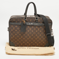 Pre Owned Louis Vuitton Monogram Macassar Canvas Porte-Documents Voyage Bag