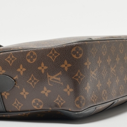 Pre Owned Louis Vuitton Monogram Macassar Canvas Porte-Documents Voyage Bag