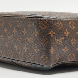 Pre Owned Louis Vuitton Monogram Macassar Canvas Porte-Documents Voyage Bag