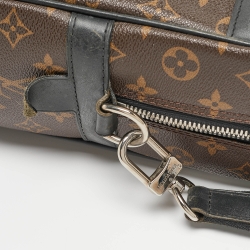 Pre Owned Louis Vuitton Monogram Macassar Canvas Porte-Documents Voyage Bag