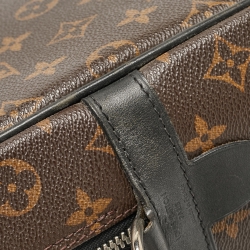 Pre Owned Louis Vuitton Monogram Macassar Canvas Porte-Documents Voyage Bag