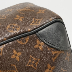 Pre Owned Louis Vuitton Monogram Macassar Canvas Porte-Documents Voyage Bag