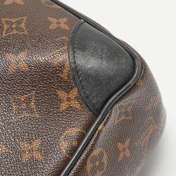 Pre Owned Louis Vuitton Monogram Macassar Canvas Porte-Documents Voyage Bag