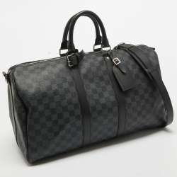 Louis Vuitton Damier Graphite Canvas Keepall Bandoulière 45