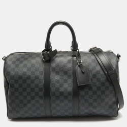 Louis Vuitton Damier Graphite Canvas Keepall Bandoulière 45