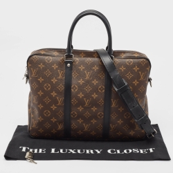 Louis Vuitton Monogram Canvas Porte Documents Voyage PM Bag