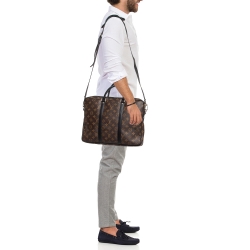 Louis Vuitton Monogram Canvas Porte Documents Voyage PM Bag