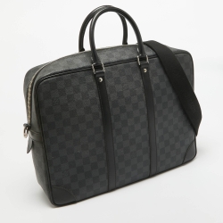 Louis Vuitton Damier Graphite Canvas Porte Documents Voyage GM Briefcase