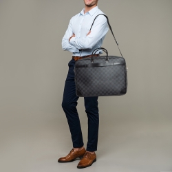 Louis Vuitton Damier Graphite Canvas Porte Documents Voyage GM Briefcase