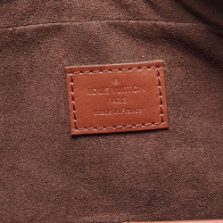 مملوكة مسبقًا Louis Vuitton Acajou Ombre Leather Reporter Messenger Bag