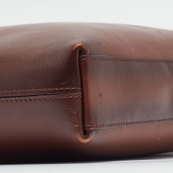 مملوكة مسبقًا Louis Vuitton Acajou Ombre Leather Reporter Messenger Bag